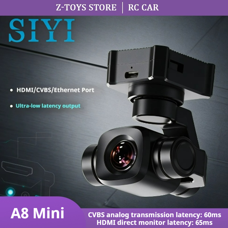 Photography Zoom - SIYI A8 กล้องกิมบอลซูม 4K ขนาดเล็ก พร้อมระบบมองเห็นในที่มืดแบบ