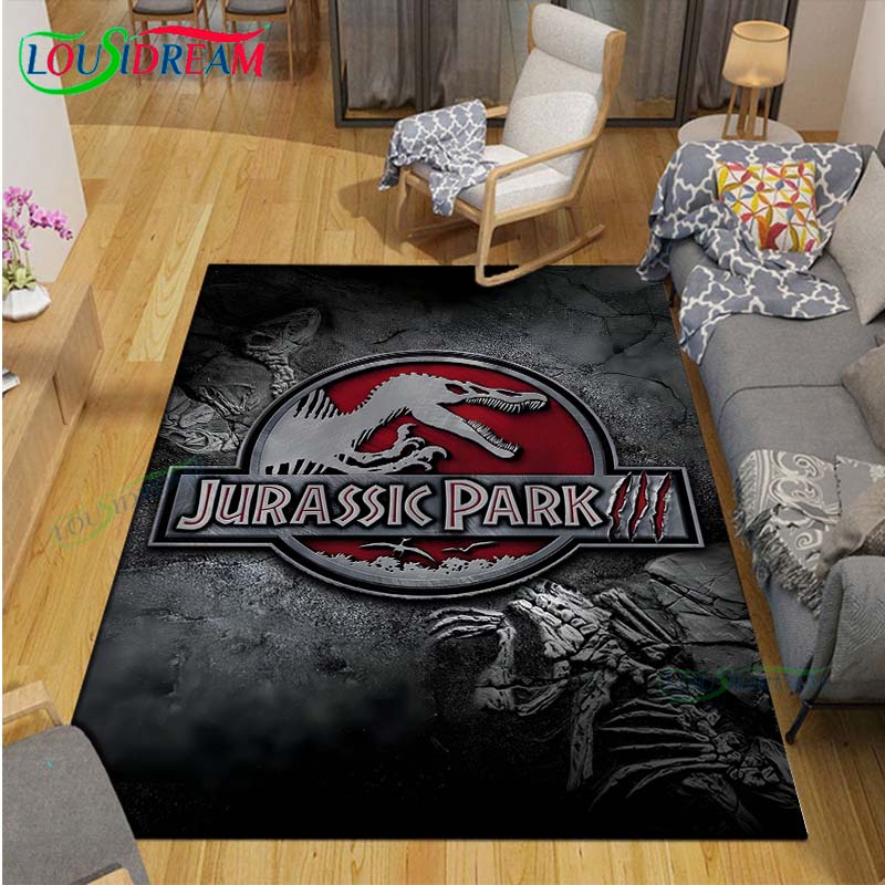 Photography Yoga - พรมปูพื้นลายไดโนเสาร์ J-Jurassic Park เสื่อปูพื้นสำหรับตกแต่งห้องห้องนอนเสื่อโยคะพรมปูพื้นอุปกรณ์ประกอบฉากการถ่ายภาพพรมสำหรับวันเกิดของขวัญกลางแจ้ง