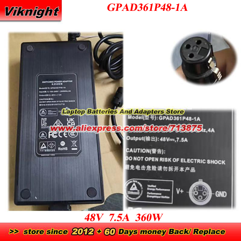 Photography Uk - GPAD361P48-1A อะแดปเตอร์ AC 48V 7.5A 360W