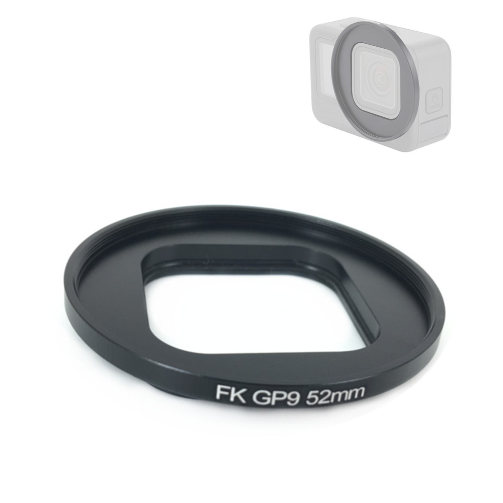 Photography Yellow Filter - วงแหวนอะแดปเตอร์ฟิลเตอร์เลนส์ขนาด 52 มม. สำหรับกล้องแอคชั่น Black GoPro