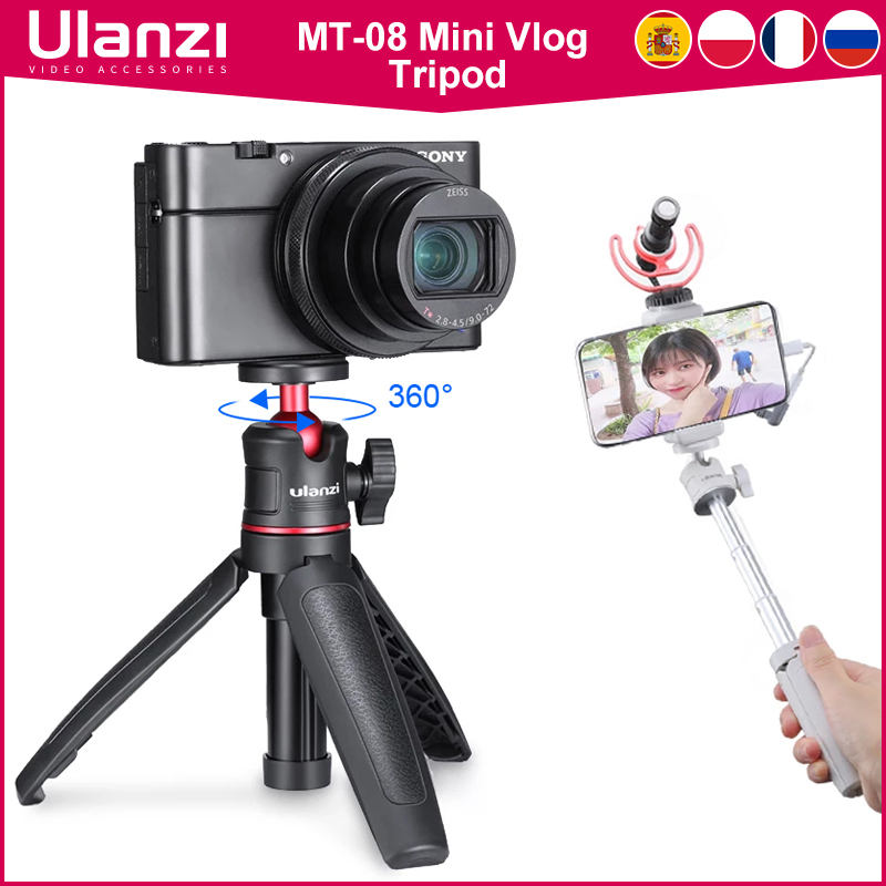 Peak Design Clip - Ulanzi MT-08 DSLR SLR โทรศัพท์ Vlog