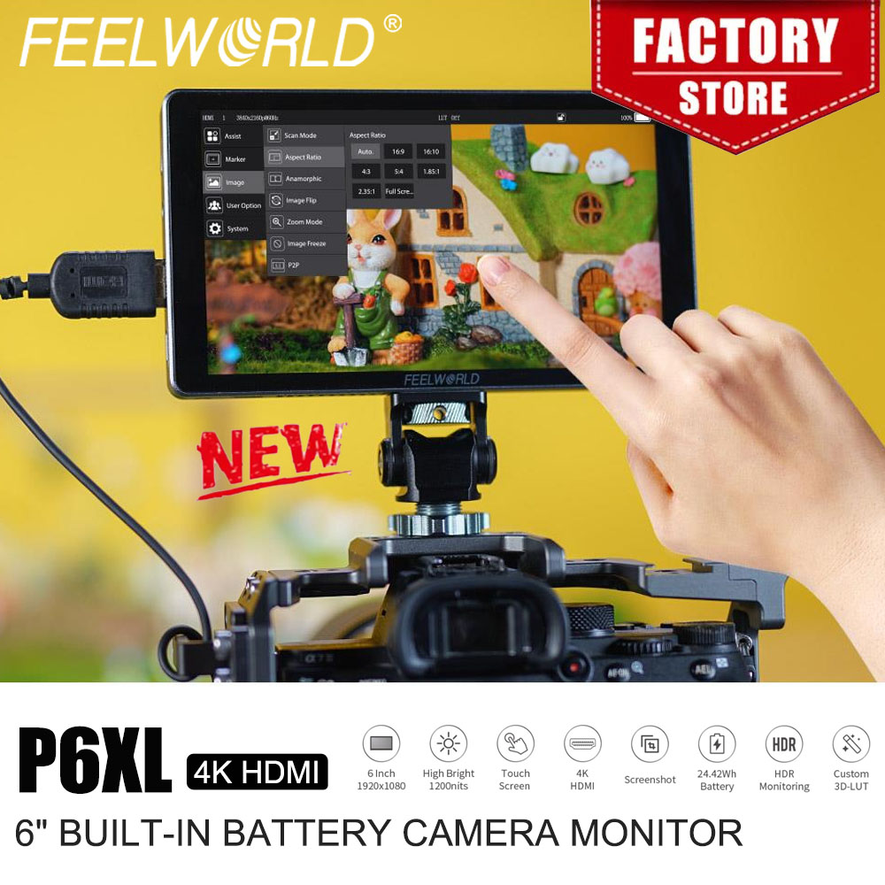 Photography Uk - จอภาพถ่ายภาพ FEELWORLD P6XL ขนาด 6 นิ้ว