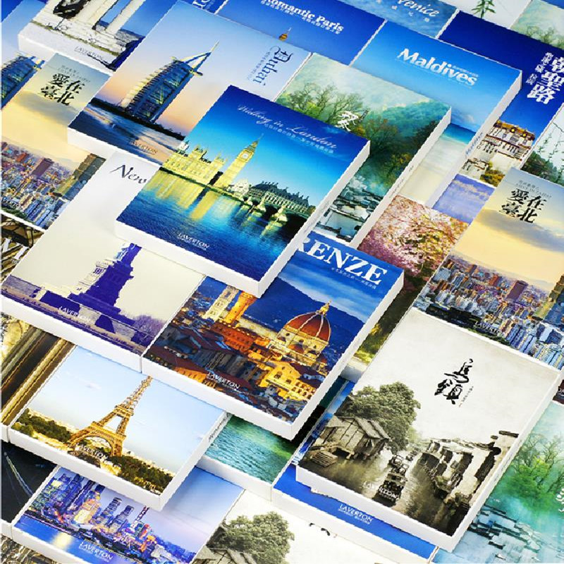 Photography Background - โปสการ์ดภาพทิวทัศน์สำหรับเดินทาง ขนาด 10x14 ซม. จำนวน 30