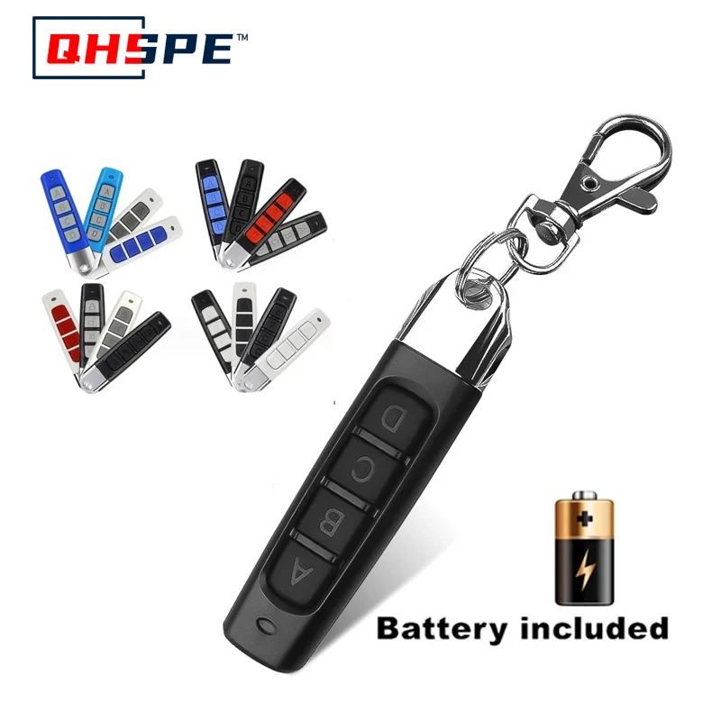 Remote Shutter Release - รีโมทคอนโทรลอเนกประสงค์ 433MHZ 4 ช่องสัญญาณ สำหรับเปิดประตูโรงรถ คัดลอกรหัสกุญแจรถยนต์