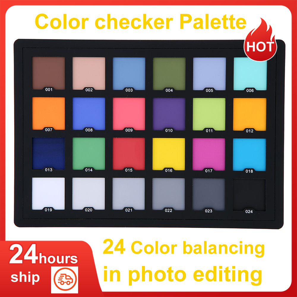 Photography Quiz - Andoer Professional 24 สี checker Palette