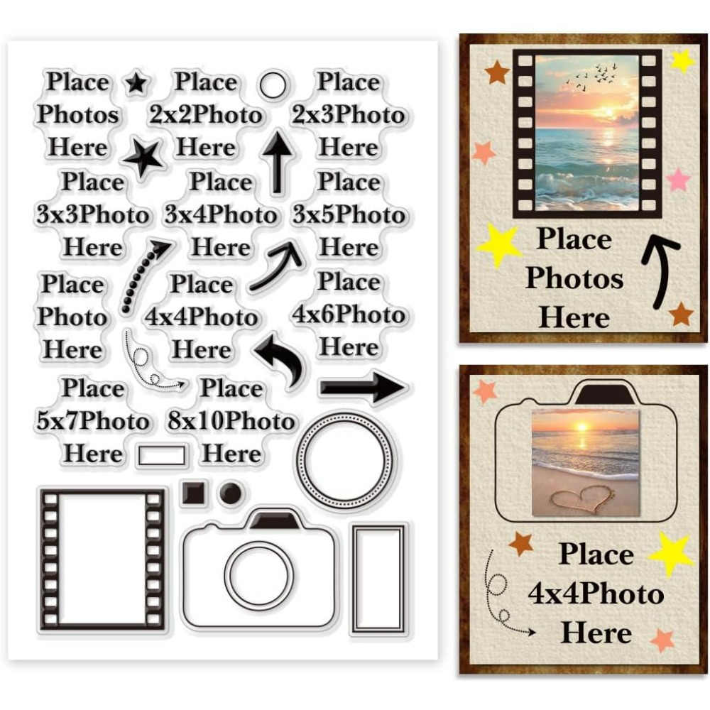 วางภาพที่นี่ ล้างแสตมป์ ลูกศร  - Photography Object บทวิจารณ์และราคา