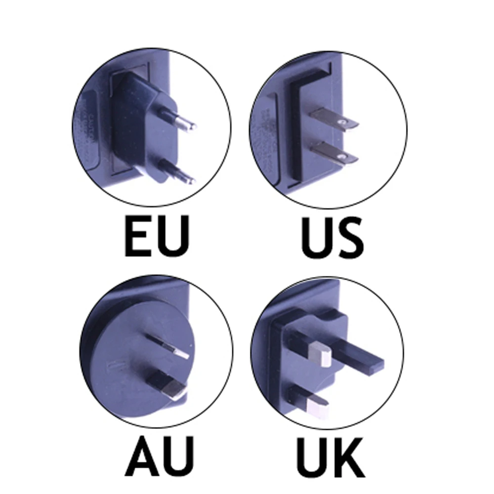 EU AU UK US ปลั๊ก12V 1A 5.5มม. - Photography Uk บทวิจารณ์และราคา