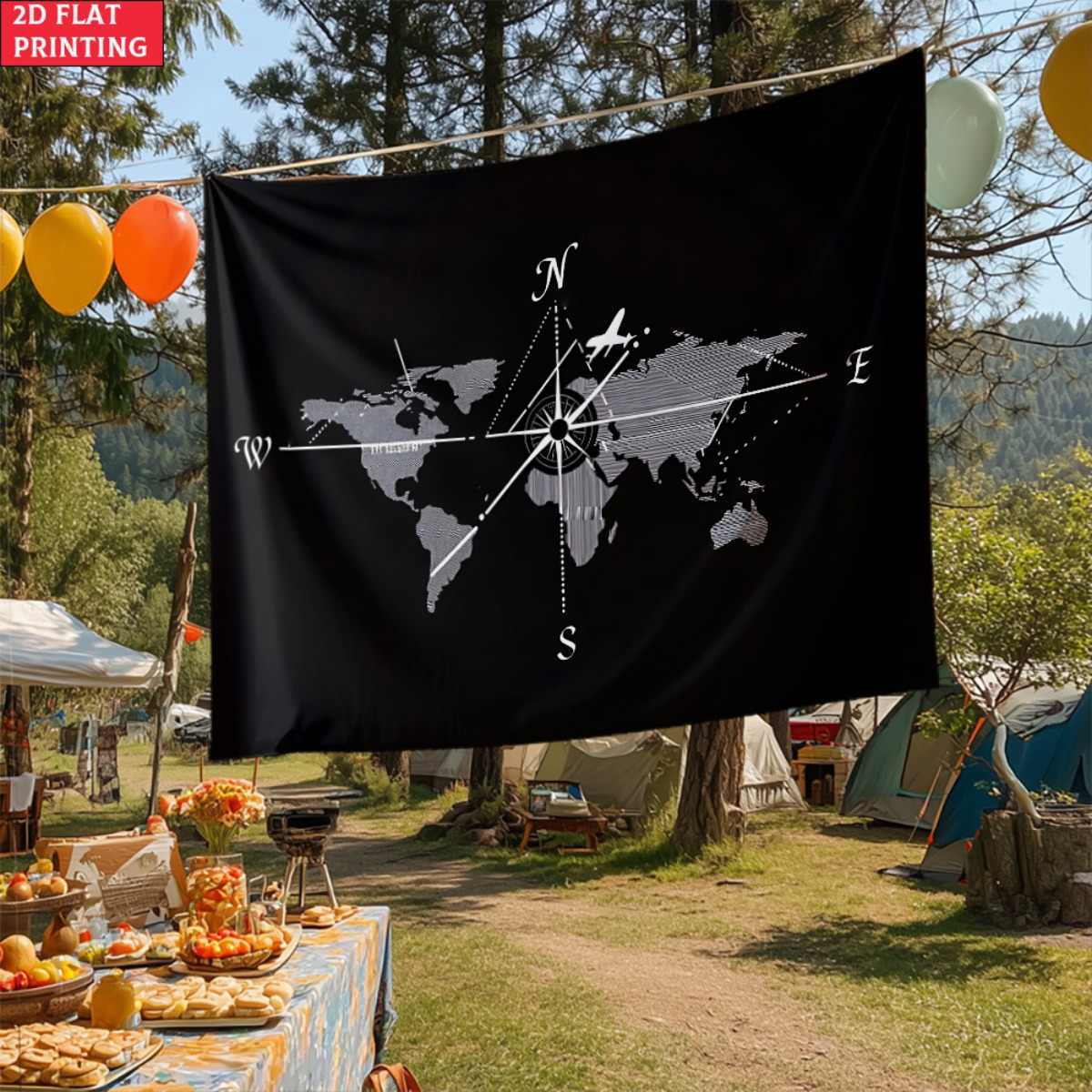 แผนที่โลกแบบไม่มีกรอบพร้อมเข็ม - Photography Mapped บทวิจารณ์และราคา