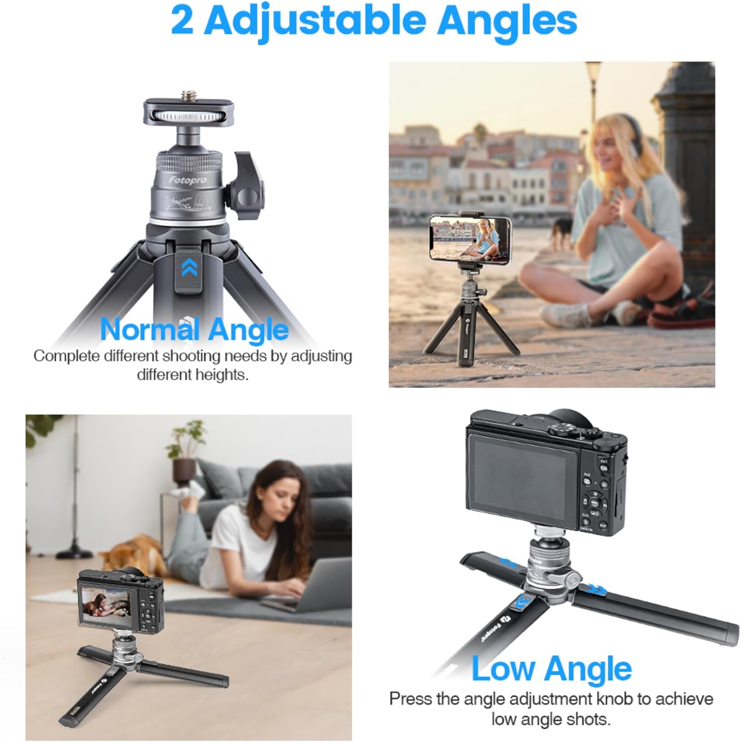 Fotopro ขาตั้งกล้อง SY-390M โล - Peak Design Clip บทวิจารณ์และราคา