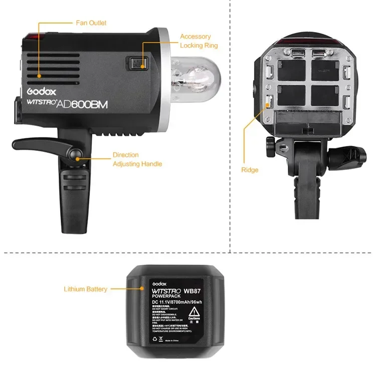 ไฟแฟลชสตูดิโอแบบพกพา 2026 Prem - Photography Outdoor บทวิจารณ์และราคา