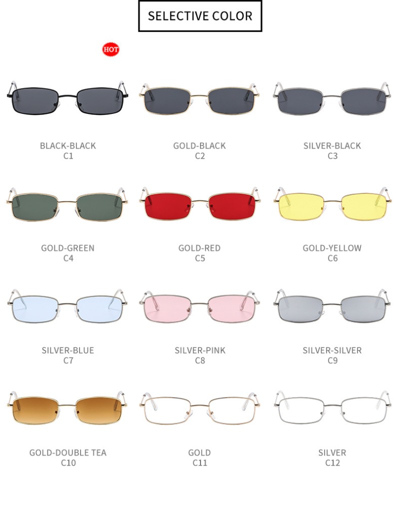 แว่นกันแดดทรงสี่เหลี่ยมกรอบเล็ - Photography Outdoor บทวิจารณ์และราคา