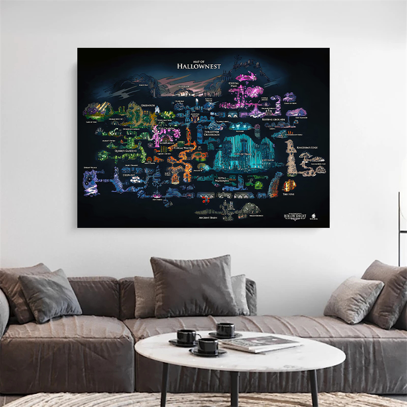 เกมฮอลโลว์ไนท์แผนที่เกมโปสเตอร - Photography Mapped บทวิจารณ์และราคา