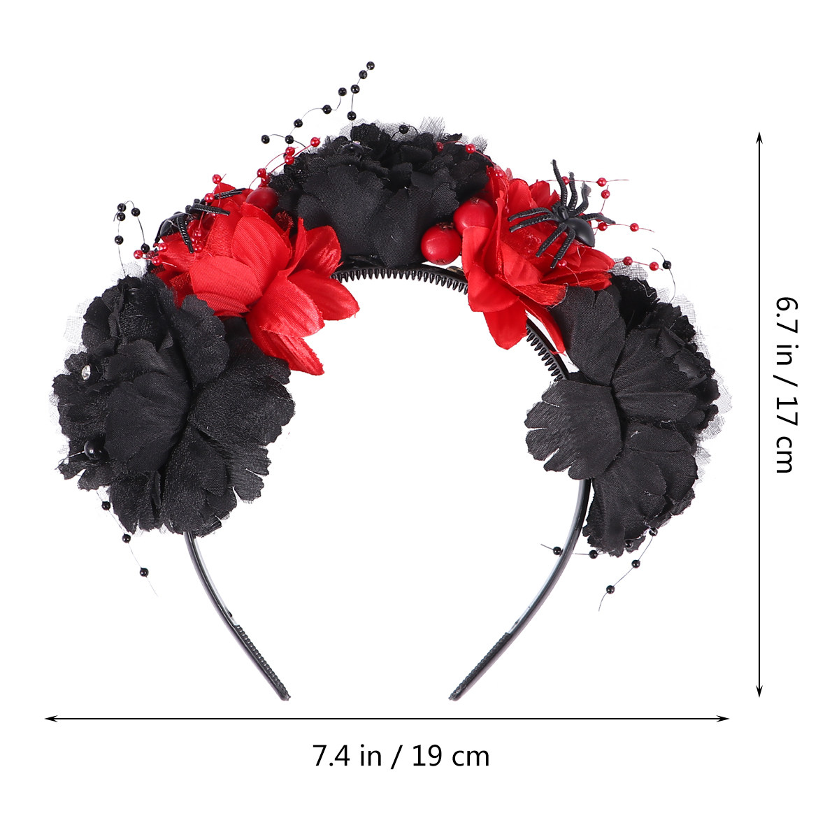 ที่คาดผมลายดอกไม้สีแดงเข้ม 1 ช - Photography Dark Cloth บทวิจารณ์และราคา