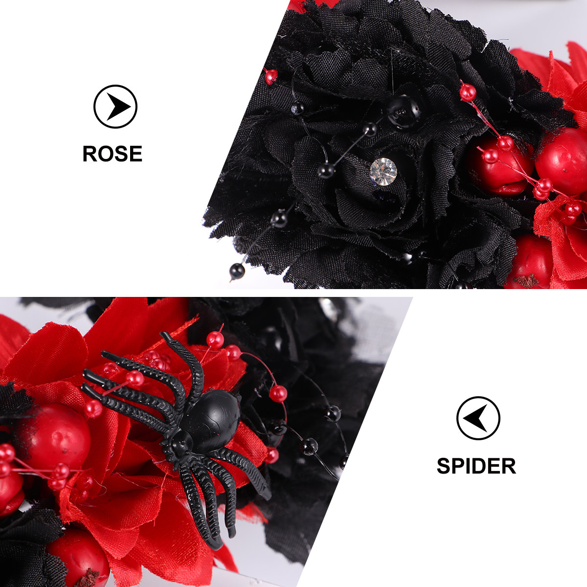 ที่คาดผมลายดอกไม้สีแดงเข้ม 1 ช - Photography Dark Cloth บทวิจารณ์และราคา