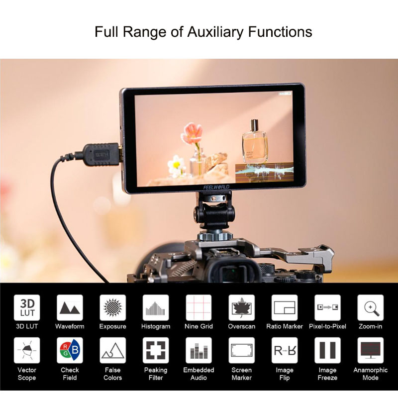 จอภาพถ่ายภาพ FEELWORLD P6XL ขน - Photography Uk บทวิจารณ์และราคา