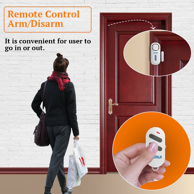 KERUI 120DB ไร้สายประตู/หน้าต่ - Remote Shutter Release บทวิจารณ์และราคา