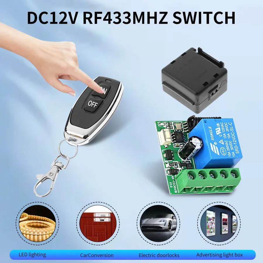 DC12V 1CH 10A รีเลย์ตัวรับสัญญ - Remote Shutter Release บทวิจารณ์และราคา