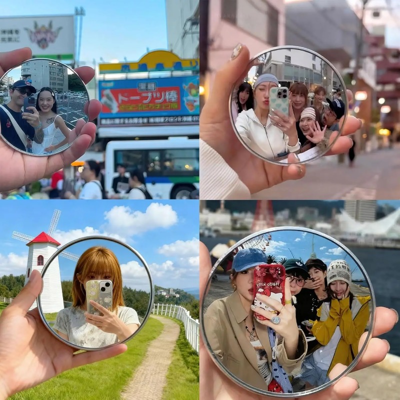กระจกนูนทรงกลมแบบพกพา มุมมองกว - Photography Outdoor บทวิจารณ์และราคา
