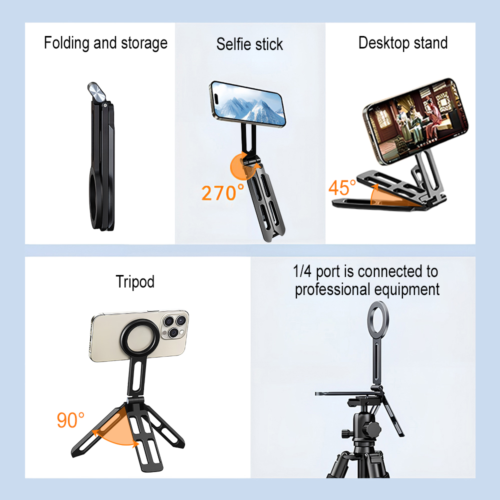 ที่ยึดโทรศัพท์แม่เหล็กแบบสี่แก - Photography Outdoor บทวิจารณ์และราคา