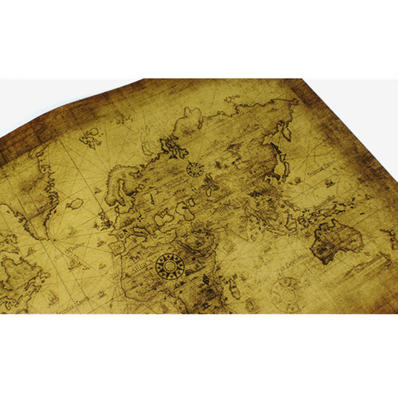 ขนาดใหญ่72.5X51.5cm Vintage Ol - Photography Mapped บทวิจารณ์และราคา